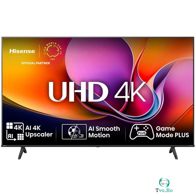 HISENSE Televizor LED Smart Hisense 55A6Q, Ultra HD 4k, 55 inch, 139cm, 60 Hz, 8 ms, Negru