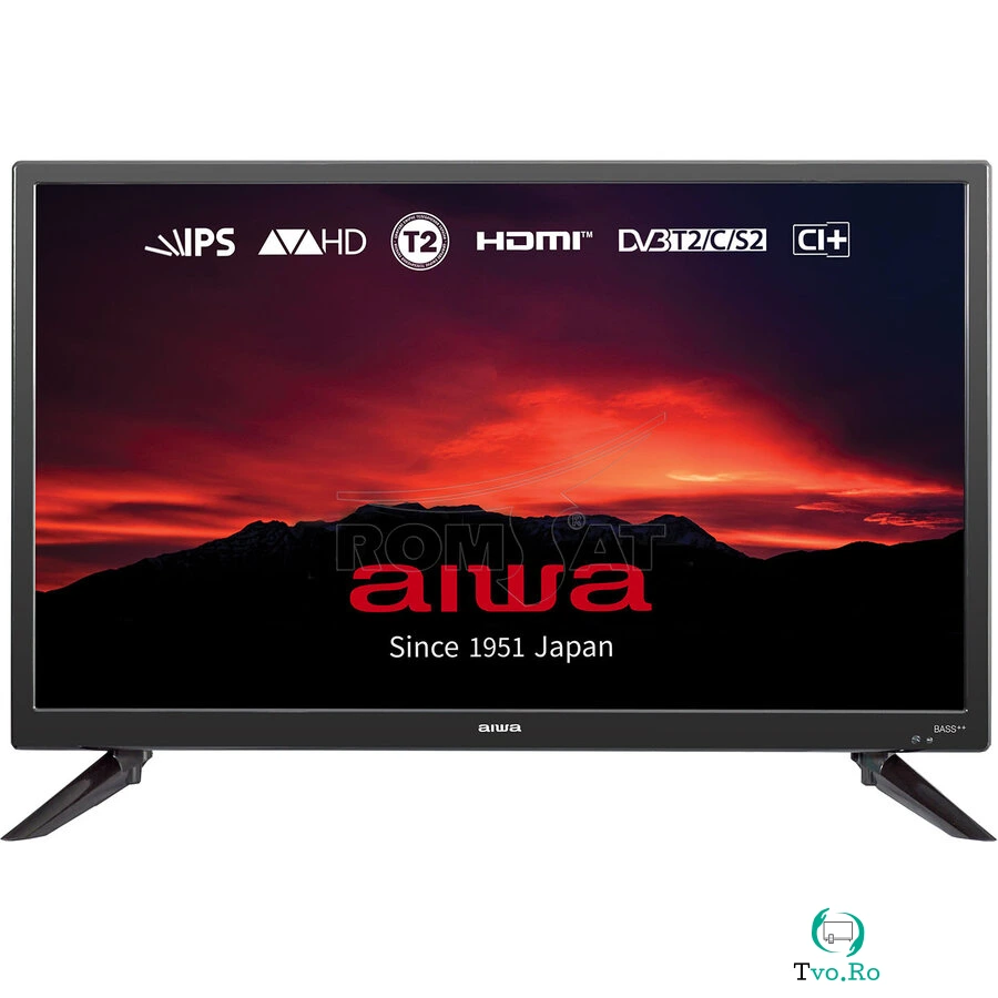 AIWA Televizor AIWA, 61 cm, LED, HD, JH24BT300S, Negru