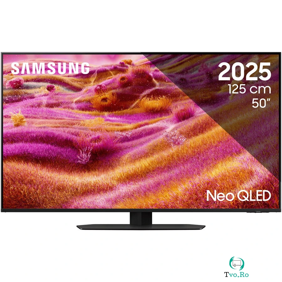 Samsung Televizor SAMSUNG MiniLED Neo QLED 50QN90F, 125 cm, Smart, 4K Ultra HD, 100 Hz, Clasa F (Model 2025), Negru la 5,292.99 lei ron