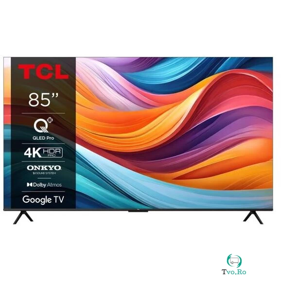 TCL Televizor QLED TCL 216 cm (85) 85T7B, Ultra HD 4K, Smart TV, WiFi, CI la 5,090.99 lei ron