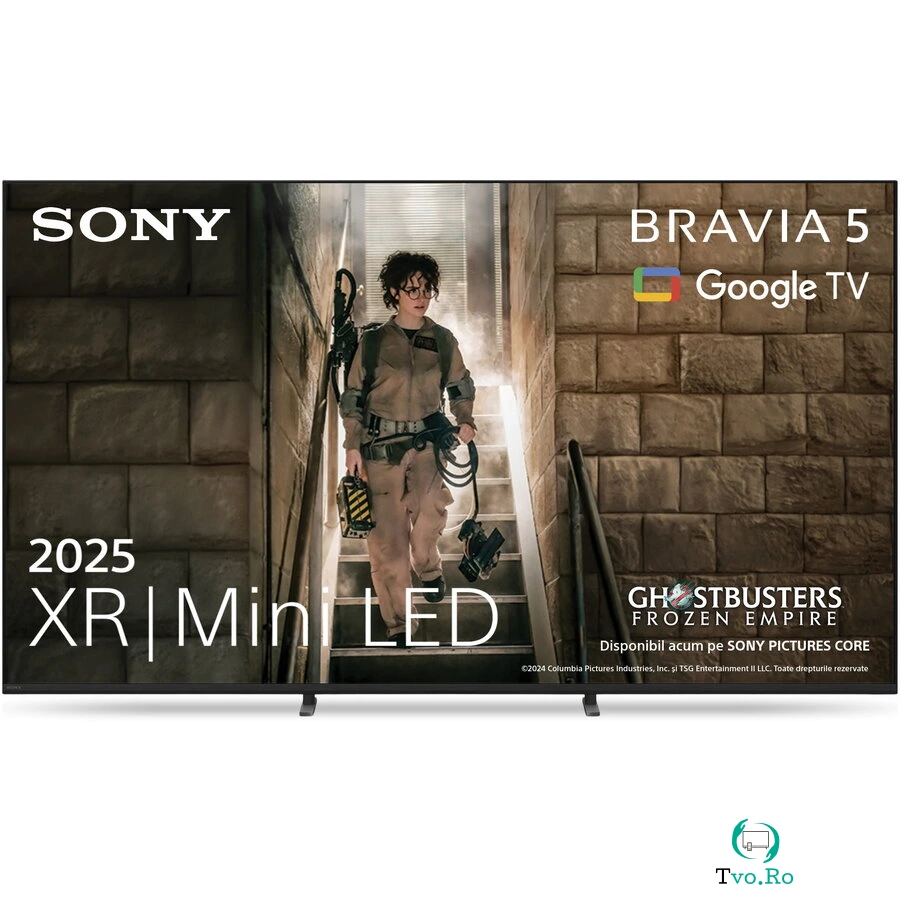 Sony Televizor Sony Bravia 5 XR l Mini LED 65XR59, 164 cm, Smart Google TV, 4K Ultra HD, 100 Hz, Clasa D (Model 2025), Negru