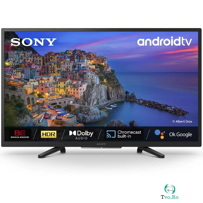 Televizor 32W800 LED 32inch 80cm Smart Android HD Clasa F Negru