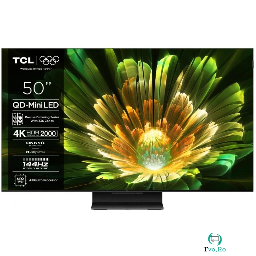 Televizor Mini LED 50Q7C 126cm 50inch Google TV Ultra HD 4K Black