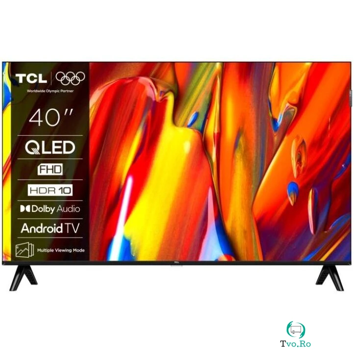 Televizor QLED 40V5C 100cm 40inch Google TV Full HD Black la 1,064.99 lei ron