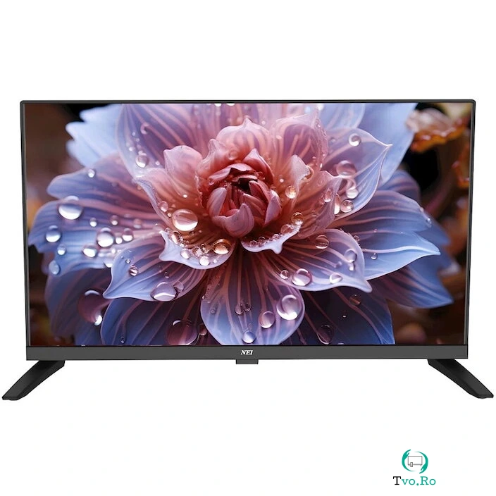 Nei Televizor NEI LED 24NE4001C, Diagonala 60 cm, Rezolutie 1366 x 768, Non Smart TV, HD, Clasa E, Negru