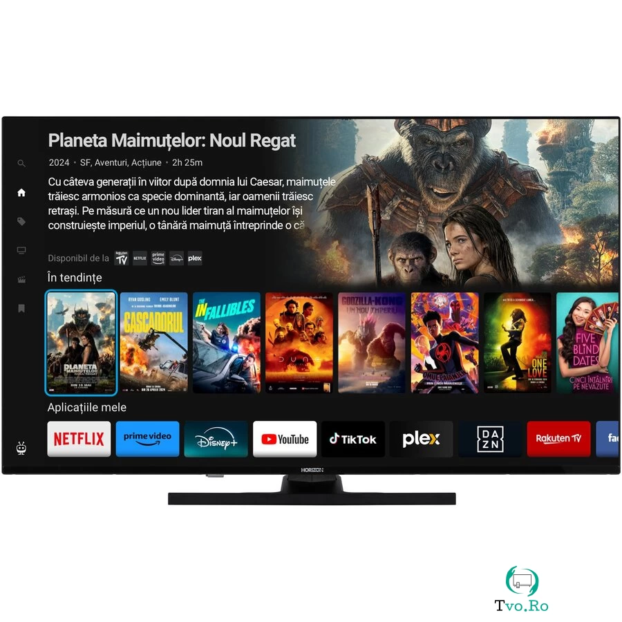 Televizor QLED Smart TV 43HQ8560U/D 109cm 43inch Ultra HD 4K Black la 1,749.99 lei ron