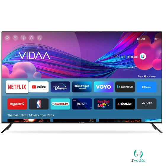 Televizor MINI LED 65iPlay8000-U 4K 60Hz HDR 10 G Super Slim No Frame Display Negru la 3,999.99 lei ron