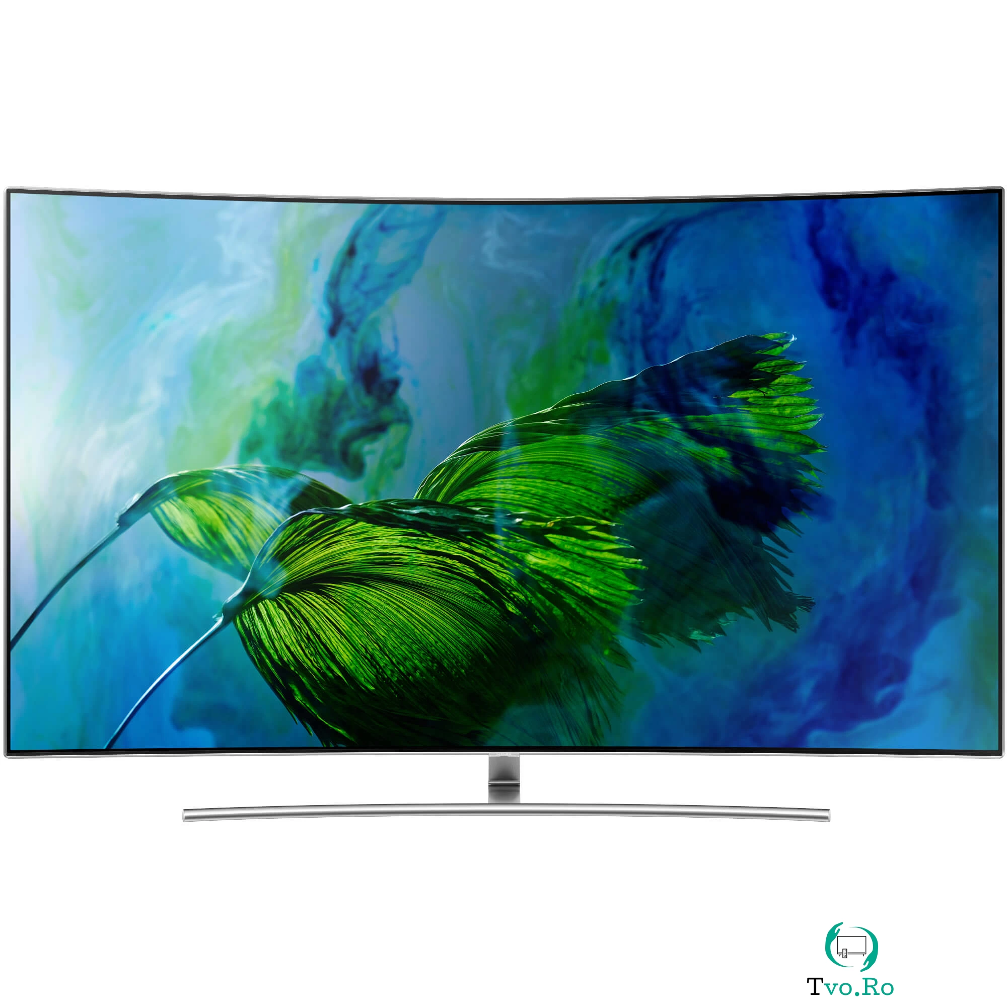 Televizor curbat, Smart QLED, Samsung QE65Q8CAM, 163 cm, Ultra HD 4K