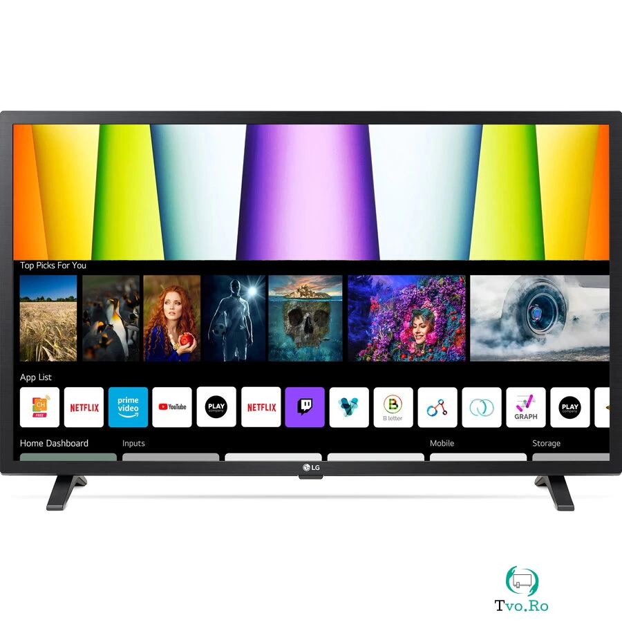 LG Televizor LG 32LQ63006LA, 80 cm, Smart, Full HD, LED, Clasa F, Negru la 991.99 lei ron