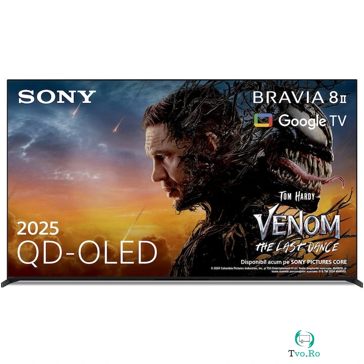 Sony Televizor Sony BRAVIA 8M2 OLED 65XR8M2, 164 cm, Smart Google TV, 4K Ultra HD, 100 Hz, Clasa F la 15,740.99 lei ron
