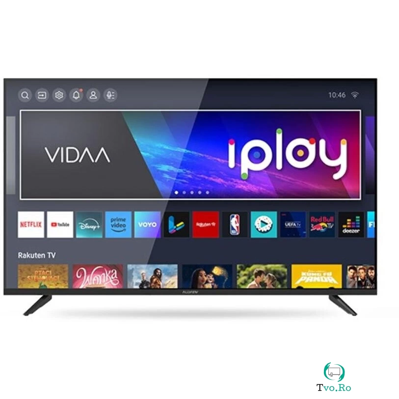 Allview Televizor LED Allview 109 cm 43 43iPlay6200-U, Ultra HD 4K, Smart TV, WiFi, CI+ la 1,116.99 lei ron
