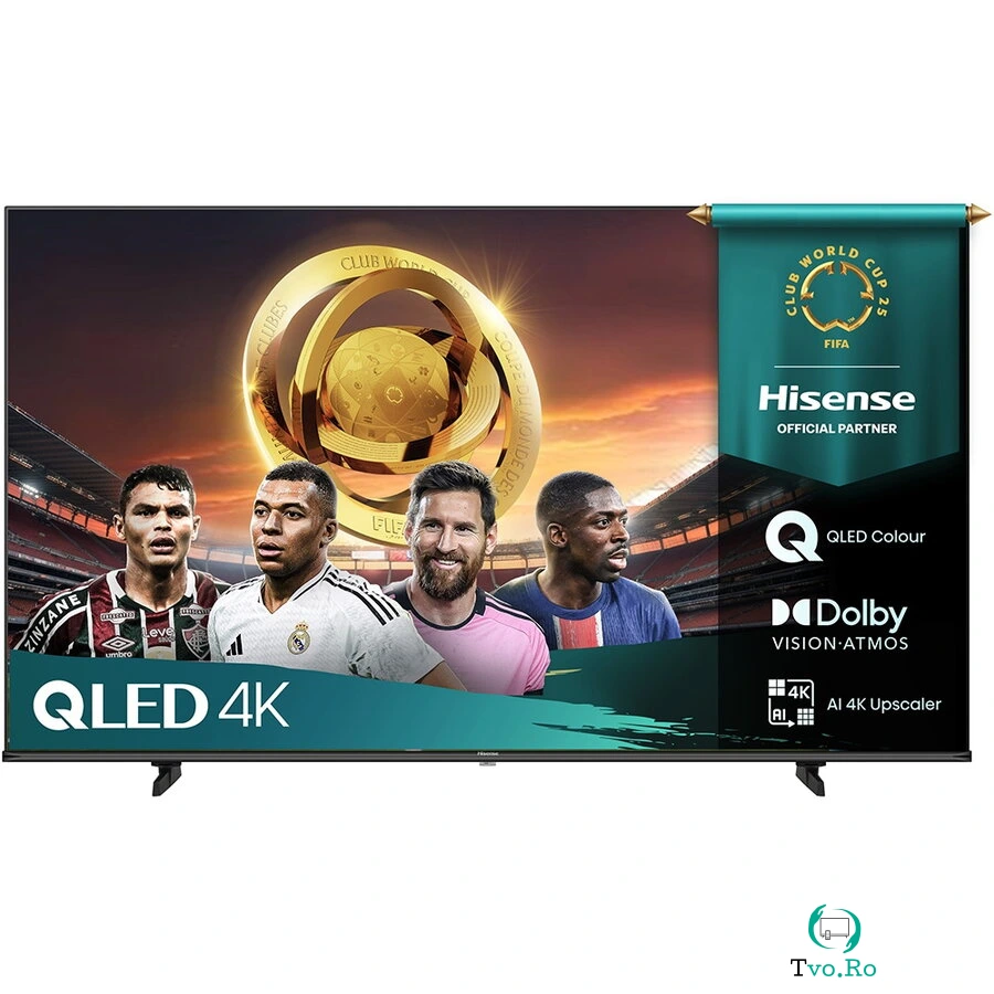 HISENSE Televizor Smart Hisense 65E7Q, QLED, Ultra HD 4k, 65, 164cm, clasa energetica E, Negru